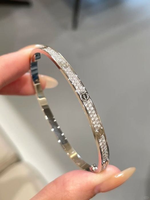 Cartier Love pave diamond