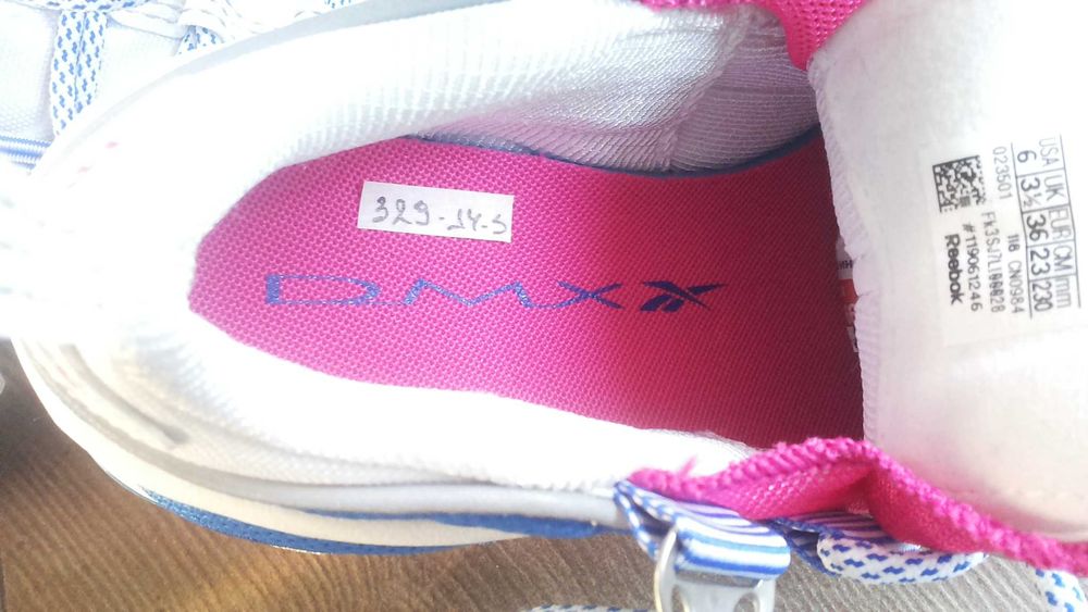 Reebok Wmns DMX Run 10 Vital Blue Размер EUR 36 / UK 3 1/2 дамски маратонки 329-14-S