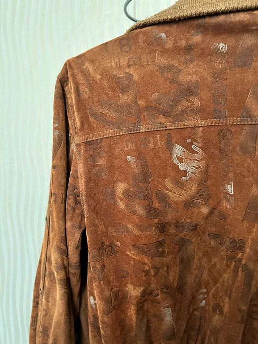 Куртка бомбер под замшу