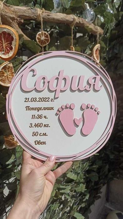 Бебешка визитка за най - малките