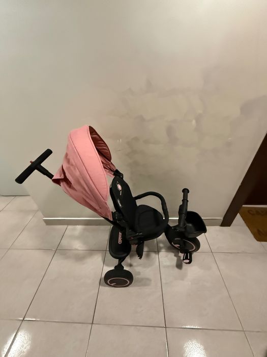 Сгъваема триколка Chipolino - Quick Fold, 360°, розова