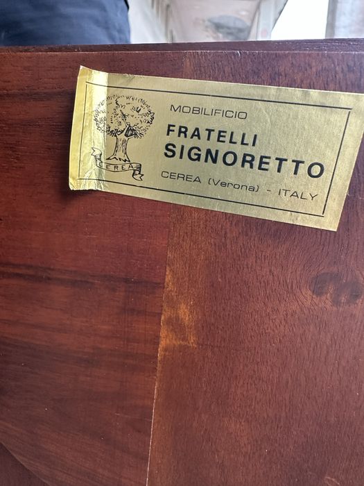 Луксозна италианска витрина Fratelli Signoretto (Verona) – Масив / Барок