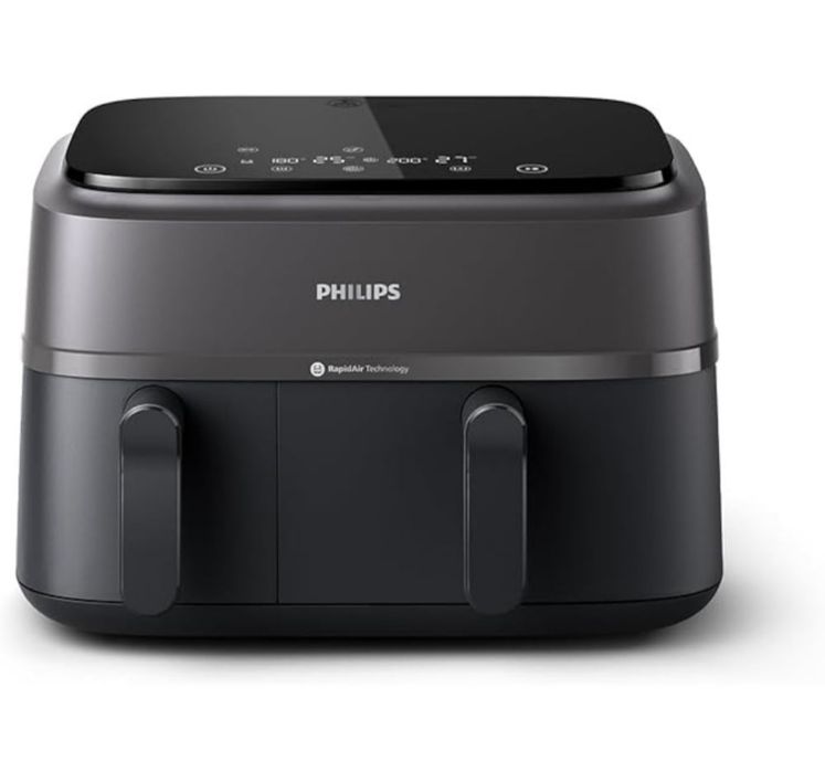 Фритюрник  Philips Dual Basket 3000- 2750W,9л,2 кошници, 8 програми
