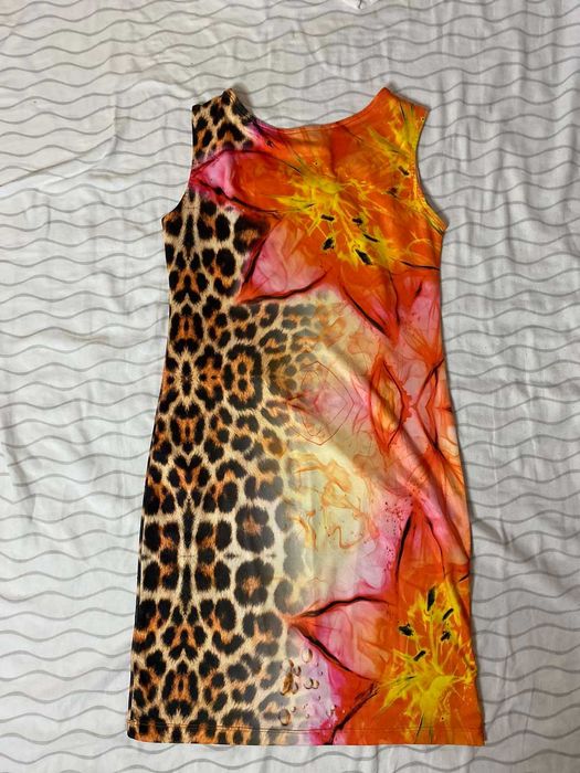 Италианска рокля с цветен принт