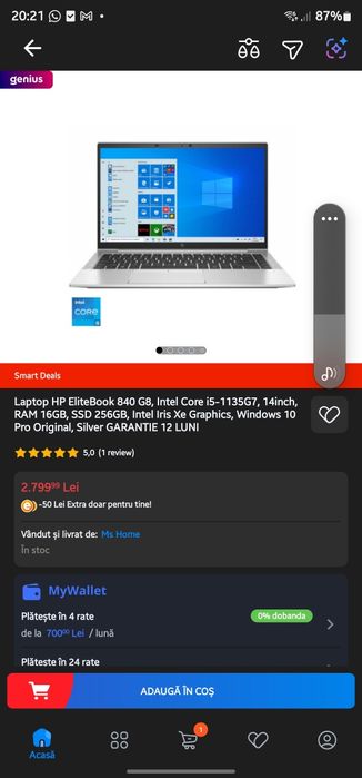 Laptop hp elitebook 840 G8