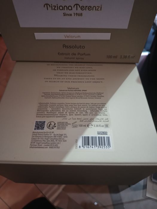 Parfum titiana terenzi velorum