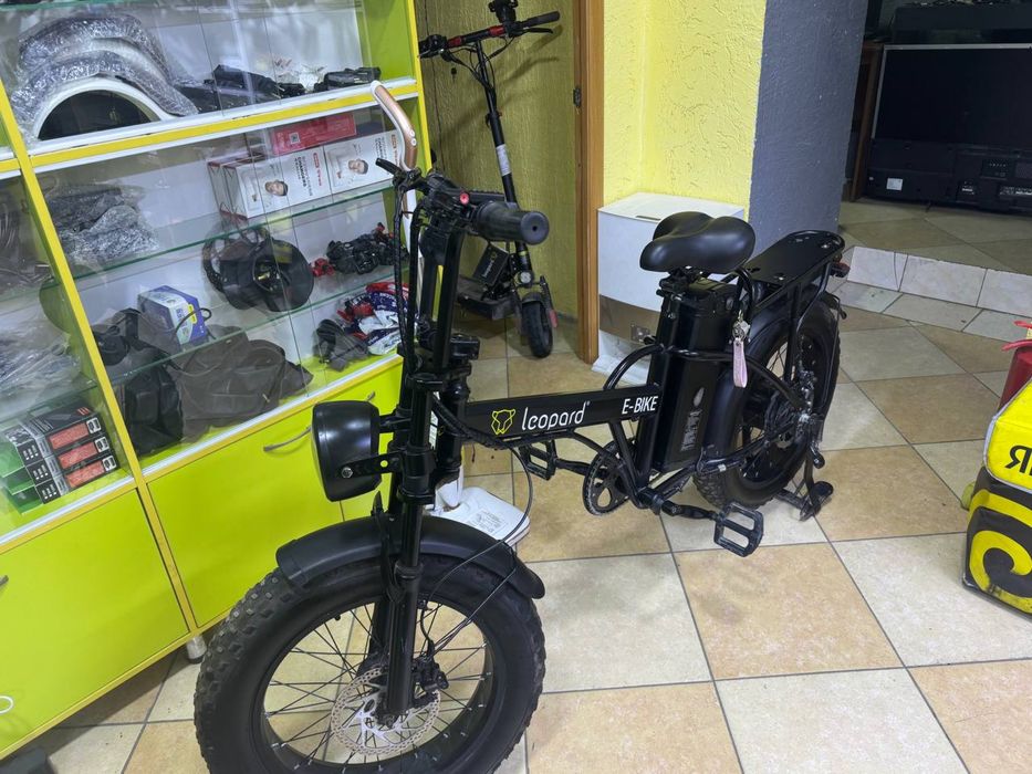В продаже электровелосипед. Leopard. Велосипед. Электрро вел