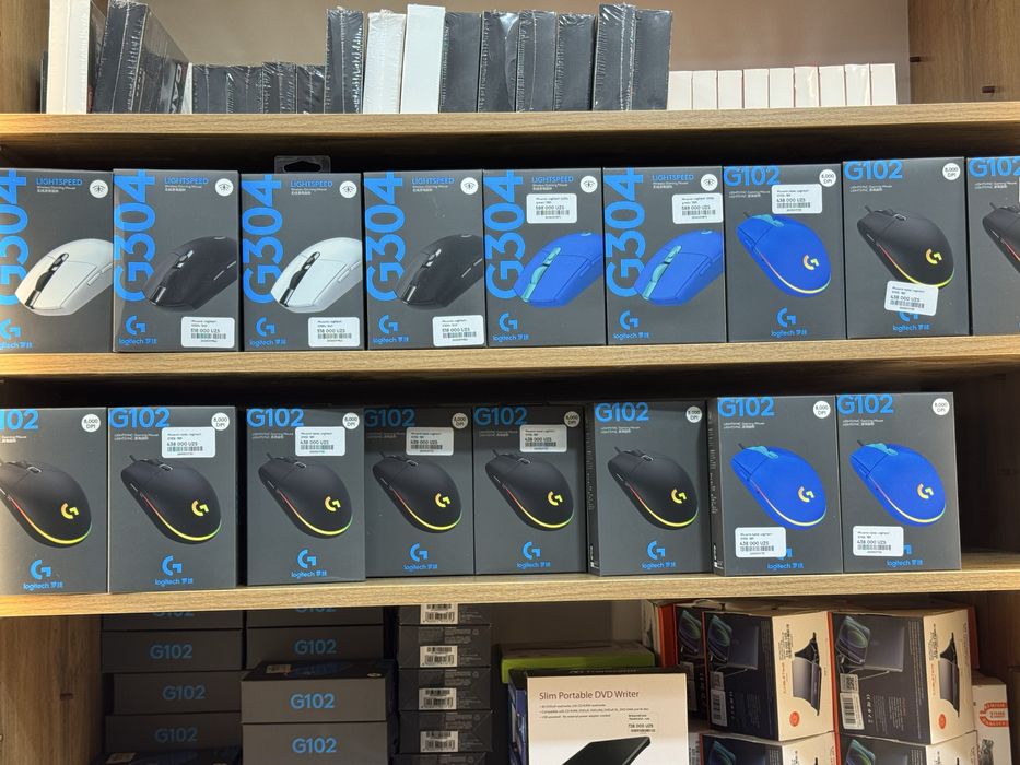 Проводная игровая мышь с RGB подсветкой Logitech G102