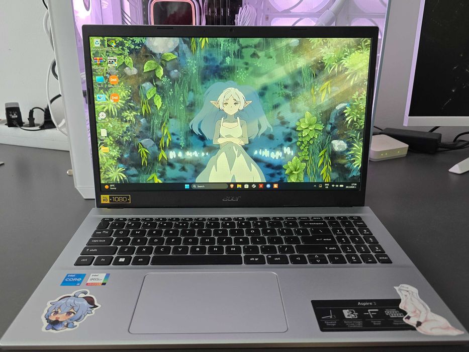 Лаптоп Acer Aspire 3, i7-1255U, 8GB RAM, 500gb SSD