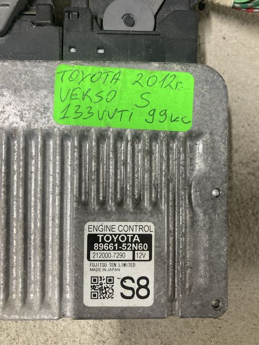Компютър за тойота версо s/toyota verso s 1.33vvti 99кс 11-15г