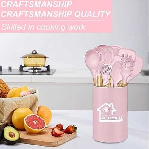 Нови 24 броя силиконови кухненски прибори за готвене печене кухня дом