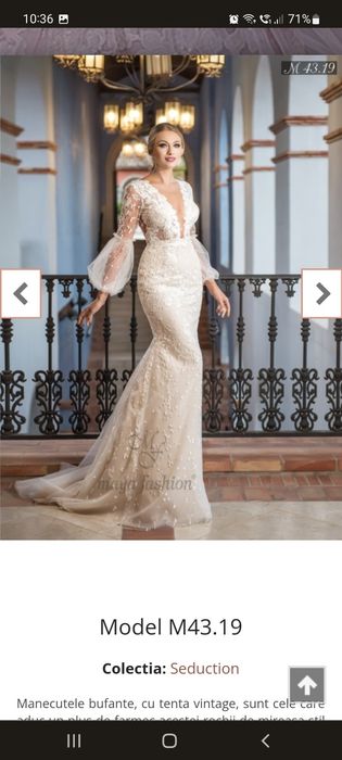 Rochie mireasa Maya Fashion