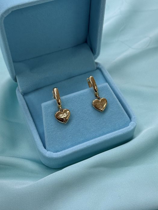 Золотые серьги Тиффани