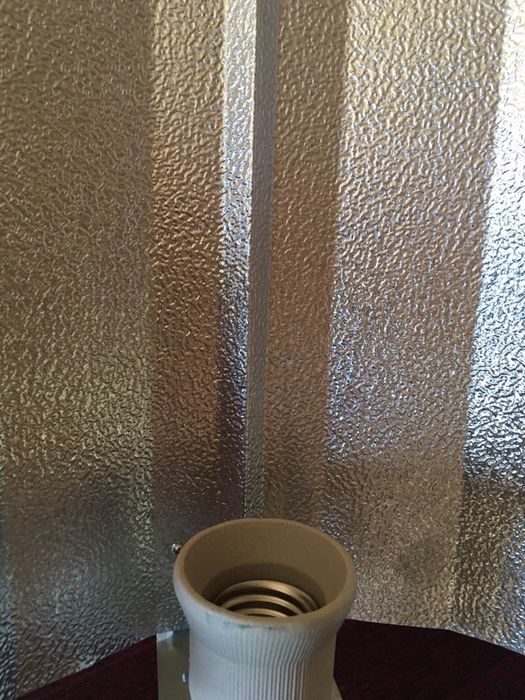 Рефлектор за натриева лампа. Алуминиеви, чисто нови.