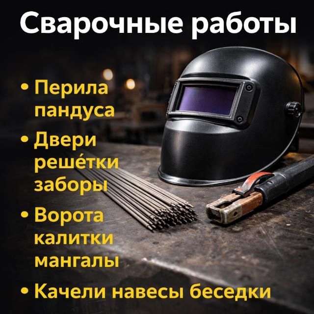 Сварочные работы пандуса решетки двери мангалы