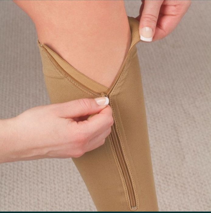 Компрессионный личебный Антиварикозний ZIP чулки гул голфи оргинал