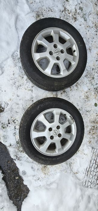 Vând set jante Opel astra si set cauciucuri noi