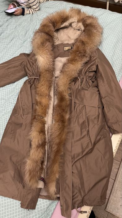 Парка из натурального песца