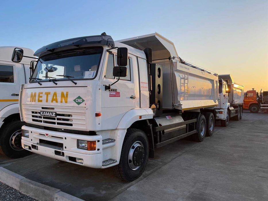 КАМАЗ самосвал МЕТАН 6520 6х4