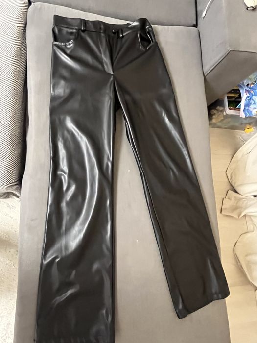 Кожаные брюки новые