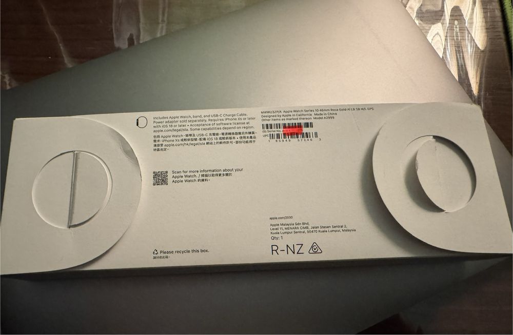 Apple Watch 10 46 mm 100% Rose Gold New с коробкой