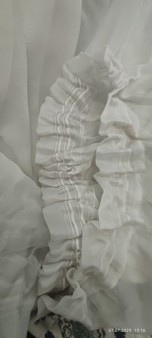 Шторы белоснежные