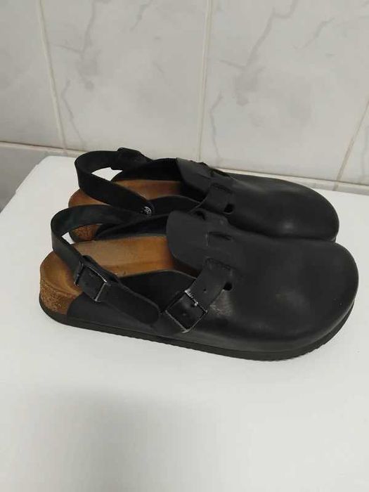 Saboti piele Birkenstock