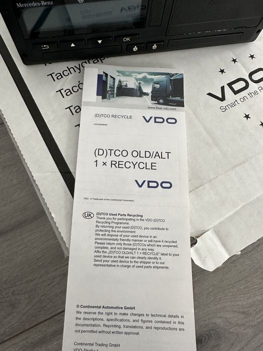 Tahograf digital VDO