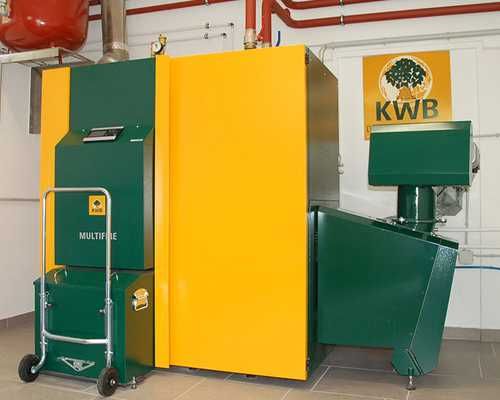 Centrale termice pe tocatura de lemn, peleti, rumegus, biomasa KWB