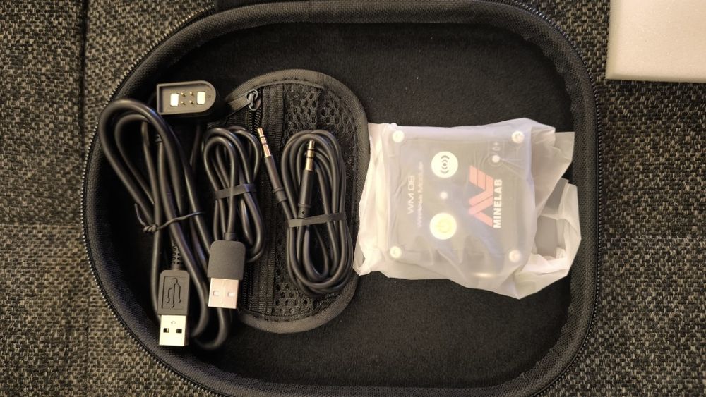 НОВИ Minelab  безжични слушалки пълен комплект