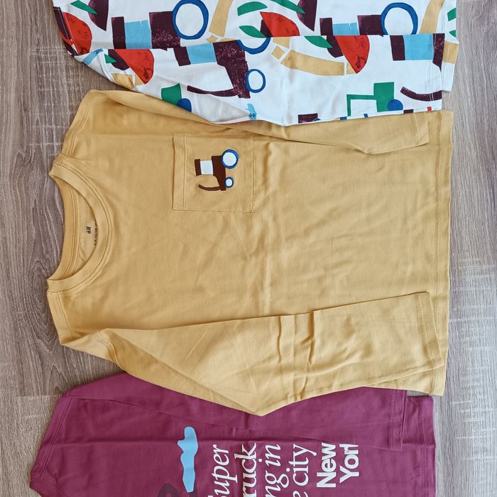 Tricouri cu mânecă lungă băieți mărimea 122-128