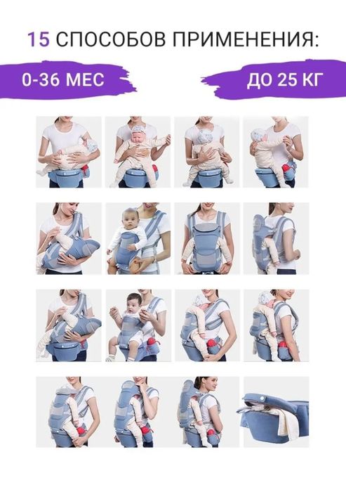 Продам эрго-рюкзак, переноску 3в1