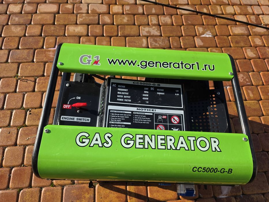 Газовый генератор 220В 4,4КВТ