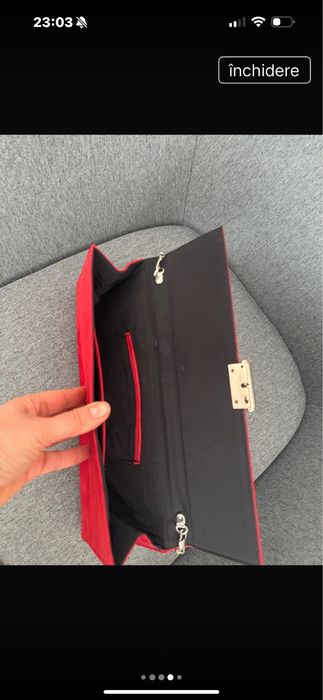 Geanta plic din piele