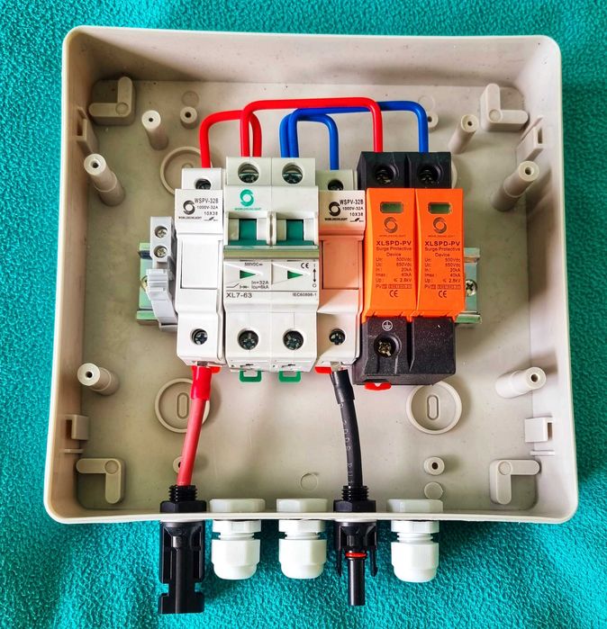 МЪЛНИЕЗАЩИТА ГОТОВО СОЛАРНО ТАБЛО 30А  фотоволтаична система бушони DC