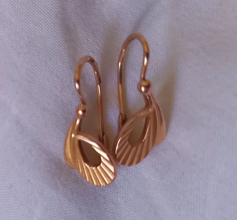 Серьги  золото 585 проба