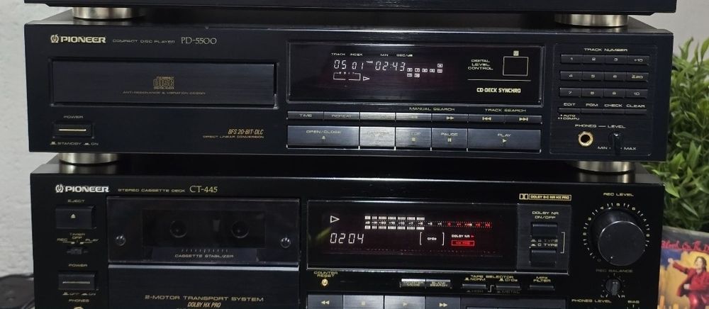 Linie audio PIONEER, amplificator, deck, tuner,cd player, hifi sistem