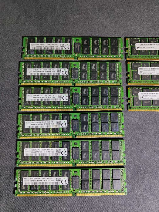 16GB DDR4 Registered SK Hynix Micron PC4-2133P Server