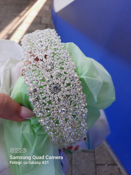 Set mireasa diadema,