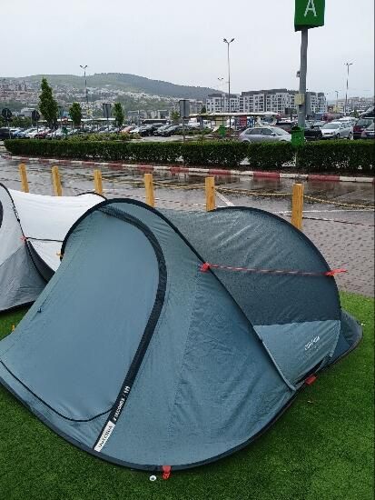 Cort de camping instant 3 locuri, 2 - produs resigilat Decathlon