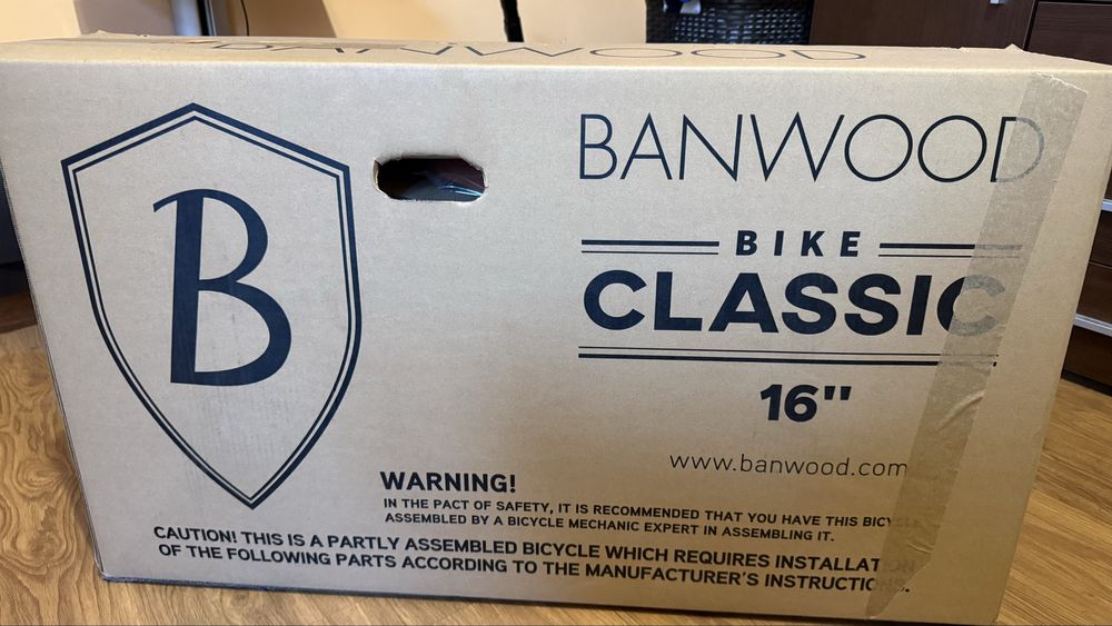Детски Велосипед BANWOOD 16'', Бял