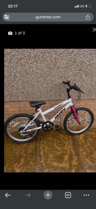 Bicicleta fetițe 20inch!