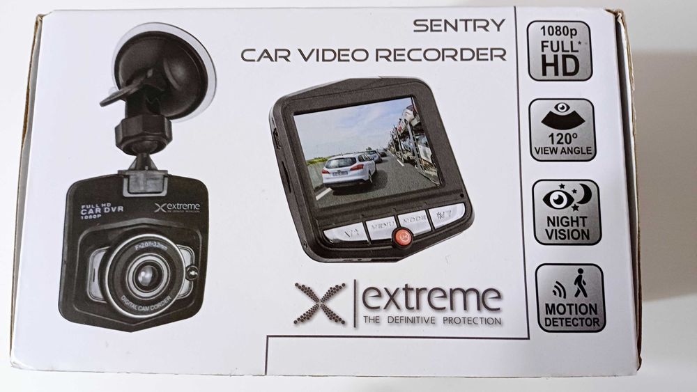 Видeорегистратор за кола Extreme Full HD,2.4 LCD екран, Slim, микрофон