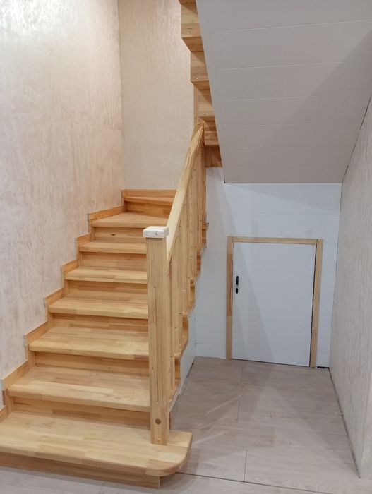 Лестница установка изготовление