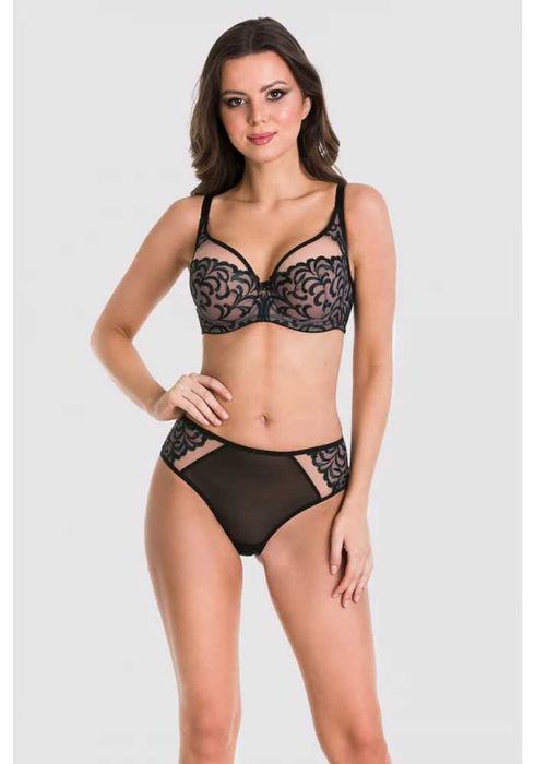 Сутиен с меки чашки в черен цвят ROMA 19178 MEDIOLANO