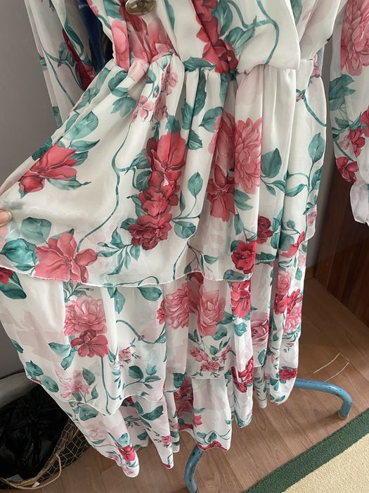 Шифон жаңа киілменен көйлек