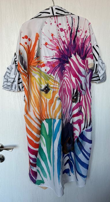 Арт яке с ефектен гръб