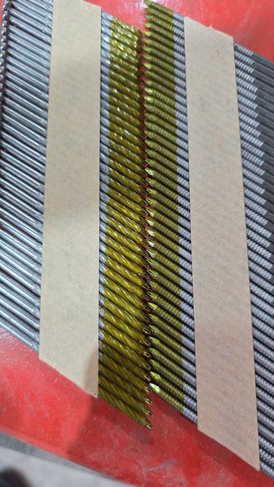 Cuie in banda hartie  ,Înclinație 34 grade cap D  2.8x50/65/75/80/80