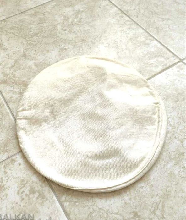 Рядък Бял Чохъл за Българска Парадна Военноморска Шапка Фуражка 1970те