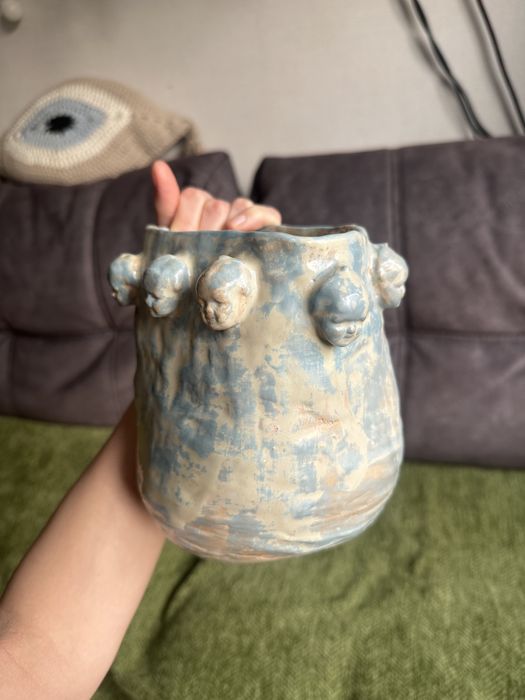ваза керамическая ручная работа
